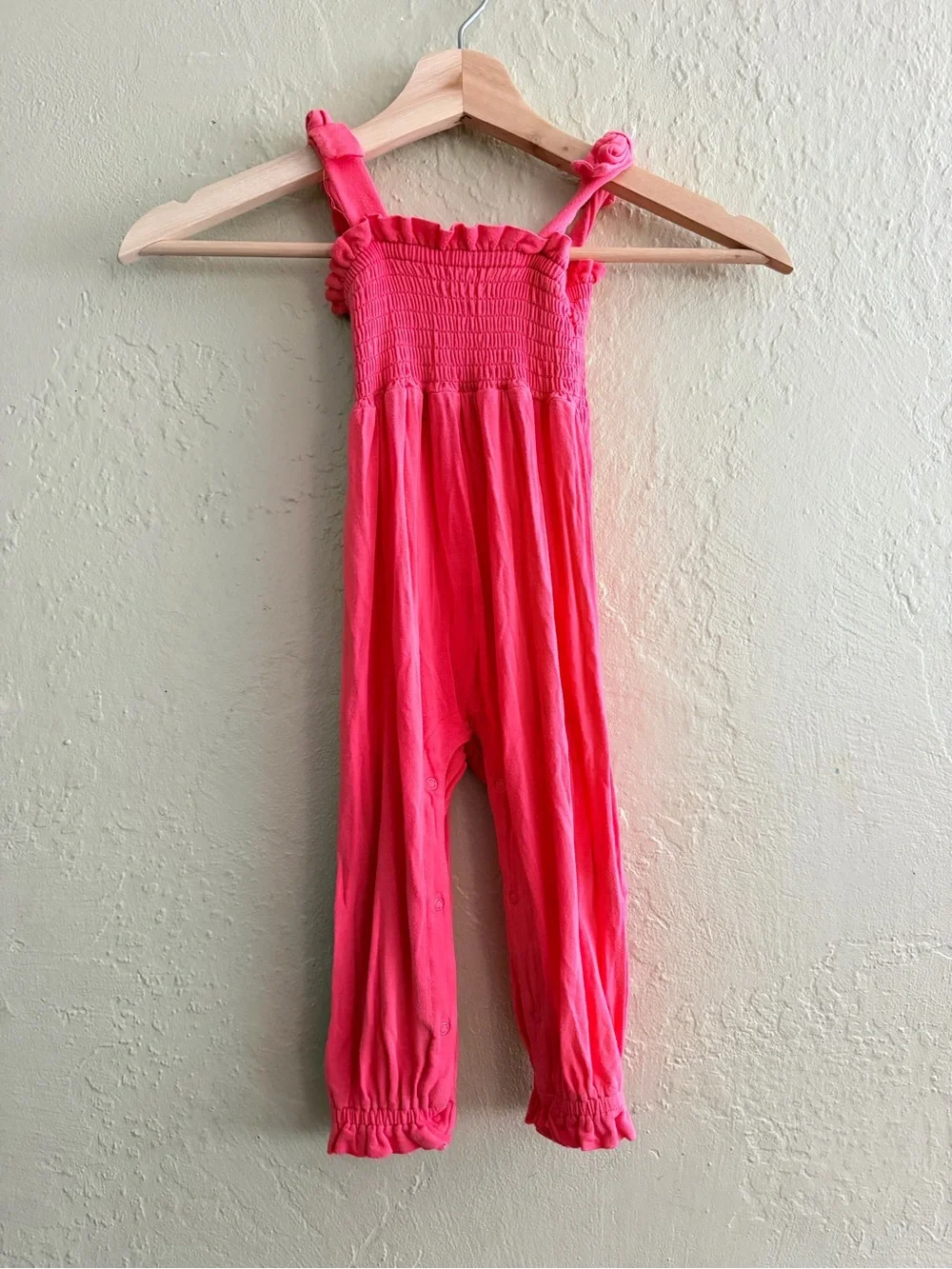 Habitual Corral Smocked Jumpsuit